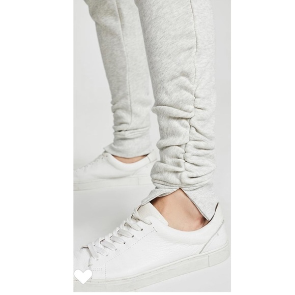 Joie French Terry Wayca Sweatpants in Grey. - Picture 5 of 8